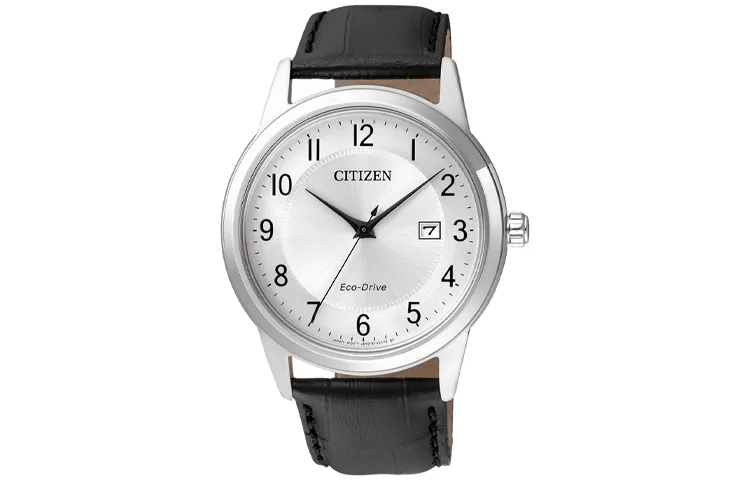 CITIZEN Ecology Drive Collection Light Powered Quartz Movement Cow Leather Strap Watch Men's Watches