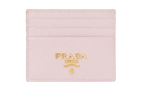 PRADA Leather Wallet Women's Pink