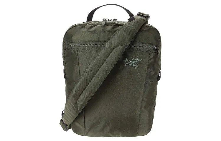 Arc'teryx Mountaineering Bag Outdoor Bag Nylon Plain Weave Fabric Green Unisex