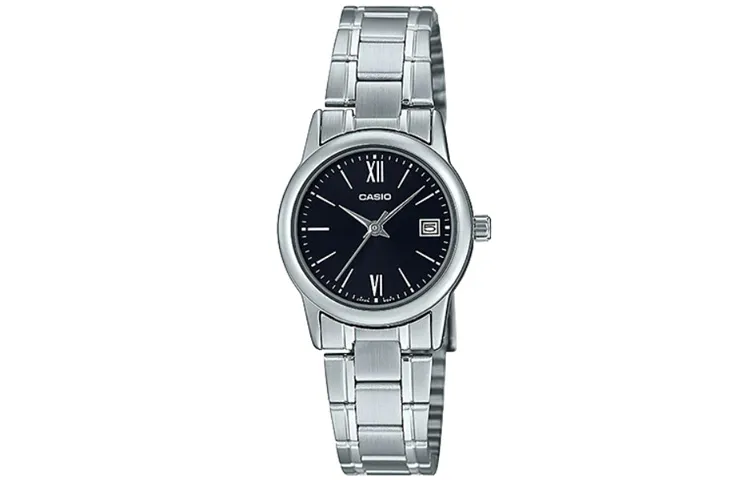 CASIO Women's Standard Series Black Watch LTP-V002D-1B3