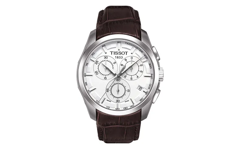 TISSOT Kutu Collection Quartz Movement Men's Watches Watch 41mm Silver Dial Stainless Steel Case