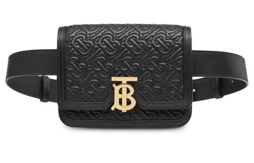 Burberry Calfskin Fanny Pack Women's Black