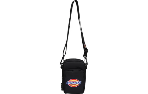 Dickies Polyester Messenger Bag, Crossbody Bag, Shoulder Bag Unisex Black White Checkerboard