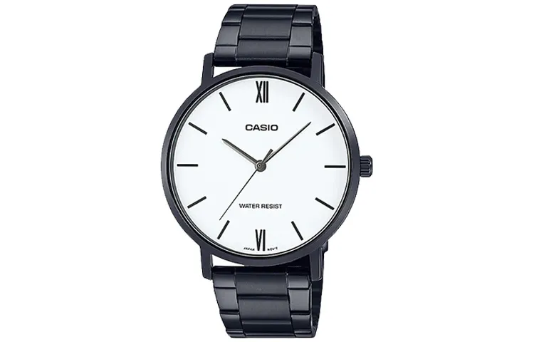 CASIO Men Standard Series 40mm White Watch MTP-VT01B-7B
