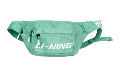 Li Ning Polyester Shoulder Bag, Crossbody Bag, Sling Bag, Fanny Pack Regular Unisex Green