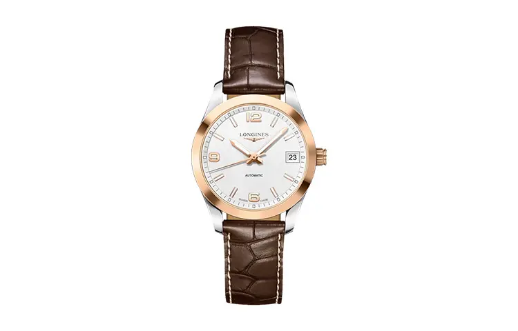 LONGINES Conquest Classic Collection Automatic Mechanical Movement Women's Watch 34mm Silver Dial
