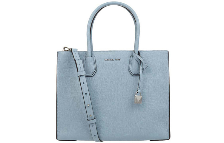 Женская сумка MICHAEL KORS Mercer Tote (голубая)