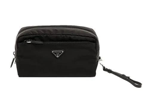 PRADA Nylon Fabric Clutch Women's Black