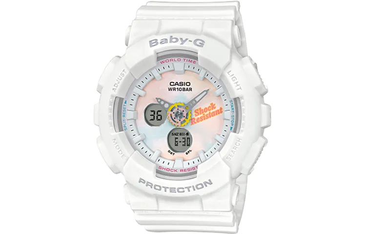 CASIO Women's BABY-G White Watch BA-120T