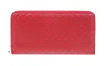 GUCCI Leather Wallet Women's Red