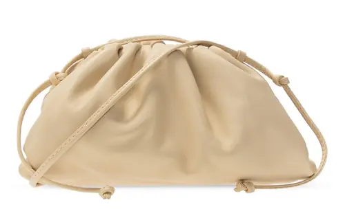Bottega Veneta Cow Leather Cloud Bag, Handheld, Shoulder Bag, Crossbody Bag Mini Women's Oat