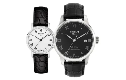 TISSOT Quartz Movement Unisex Watch 39.3mm White Dial Steel Watch Case