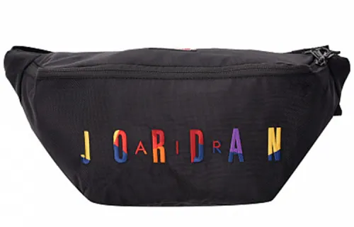 Jordan Polyester Fanny Pack, Crossbody Bag Regular Unisex Black