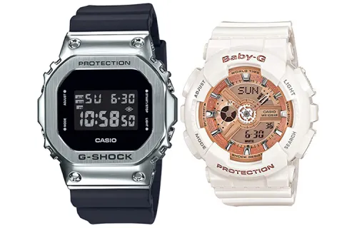 CASIO Unisex Pair Table Series Black Watch