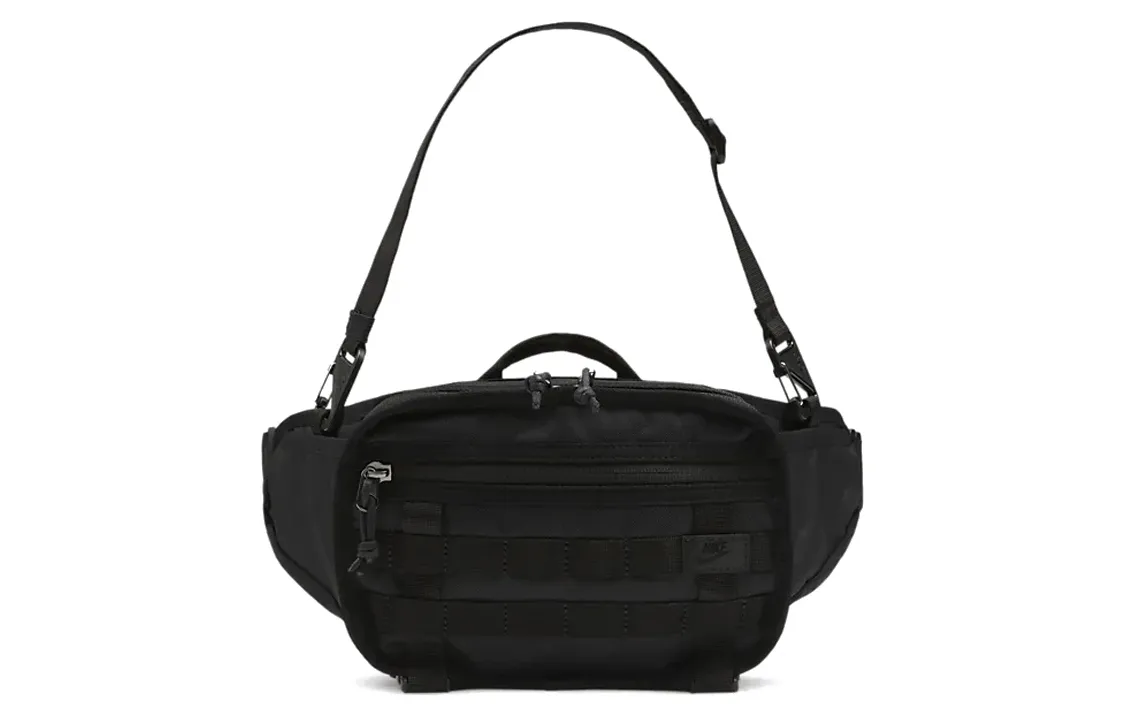Nike Cotton Sling Bag, Crossbody Bag, Fanny Pack Regular Unisex Black