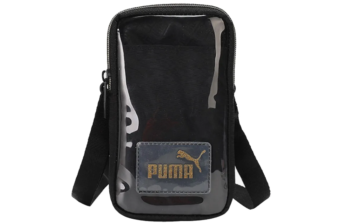 PUMA Artificial Leather Shoulder Bag Unisex Black