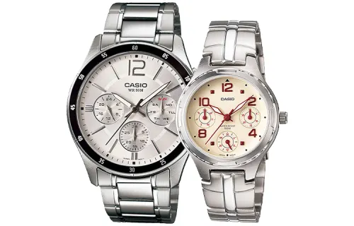 CASIO Unisex Pair Table Series White Watch