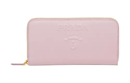 PRADA Saffiano Cow Leather Wallet Women's