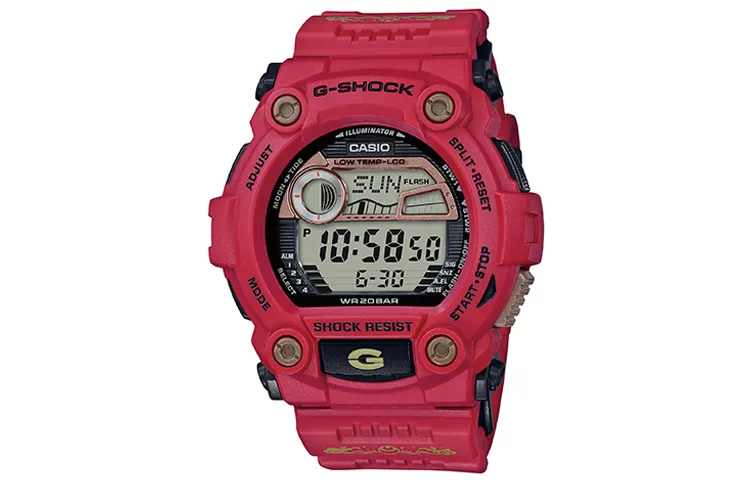 CASIO Men Red Watch G-7900SLG-4
