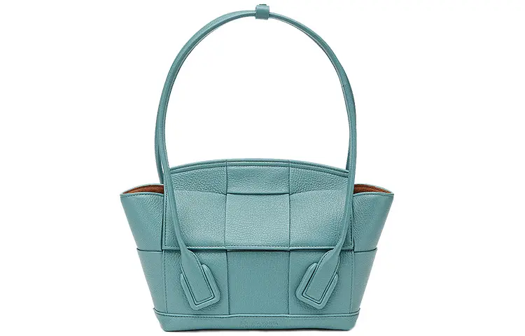 Bottega Veneta Arco Sheepskin Handbag Women's Storm Blue