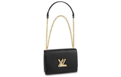 LOUIS VUITTON Twist Mm Epi Grained Leather Black