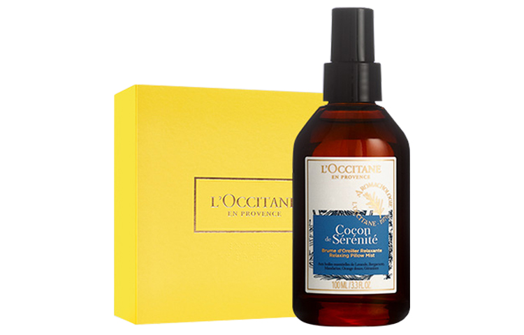 LOCCITANE Herbal lavender night spray, moisturizing soothing fragrant oil, 100 ml