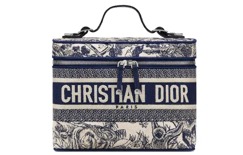 DIOR DiorTravel Artificial Leather Handbag Storage Bag Makeup Bag Women's