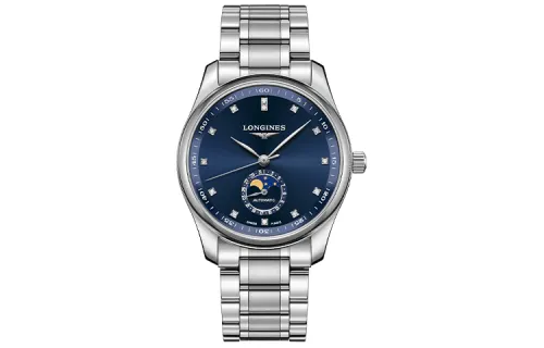 LONGINES Master Collection Automatic Mechanical Movement Men's Watches Watch Blue Dial Stainless Steel Watchband