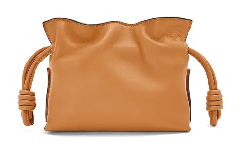 LOEWE Nappa Leather Clutch, Shoulder Bag, Crossbody Bag Extra Mini Women's Brown
