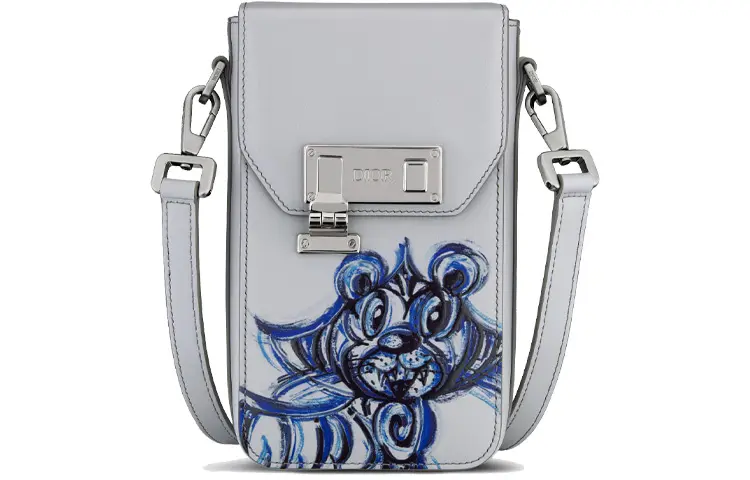 DIOR Lock Cell Phone Pouches