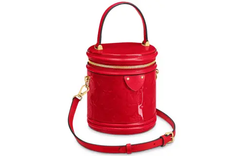 LOUIS VUITTON Cannes Patent Leather Money Bucket Bag, Bucket Bag, Makeup Case, Shoulder Bag, Crossbody Bag, Handbag