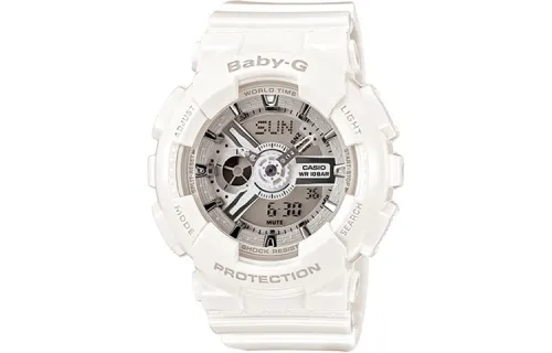 CASIO Women's BABY-G White Watch BA-110-7A3