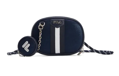 FILA Pu Small Square Bag, Shoulder Bag, Crossbody Bag Regular Women's Legend Blue