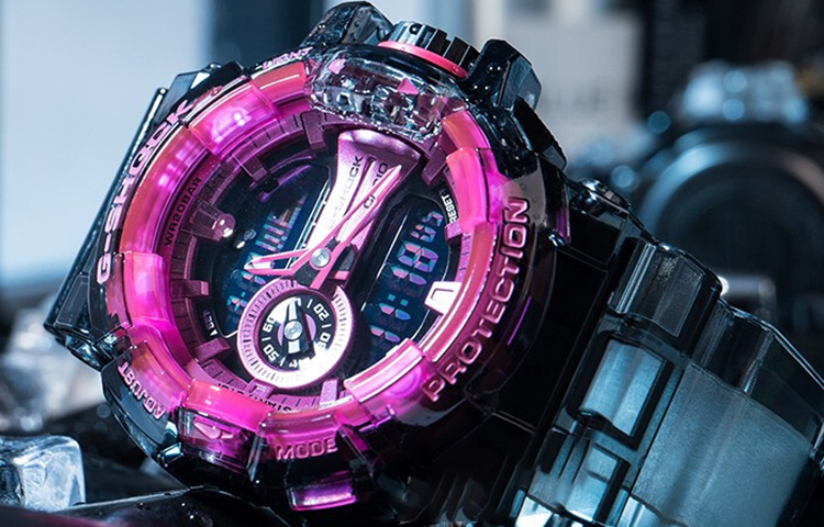Женские часы G-SHOCK GA-400SK-1A4PRS (розовые) — фото 4
