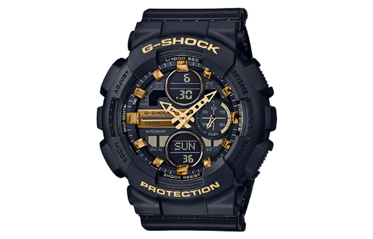 CASIO Women's Liquid Crystal/Analog Dual Display Series Black Watch