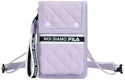 FILA FUSION Pu Crossbody Bag Regular Unisex Light White Purple
