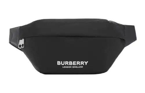 Burberry Logo Printed Zipped Belt Bag