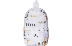 Jordan Polyester Backpack Small Unisex White Gold