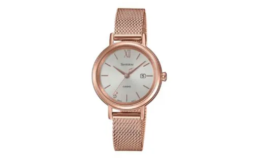 CASIO Women's SHEEN Mother Of Pearl Color Watch