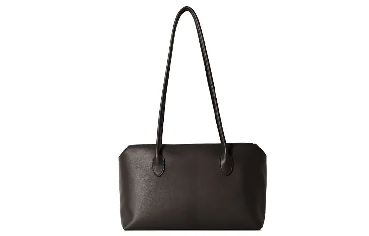 THE ROW Calfskin Shoulder Bag Women's Brown