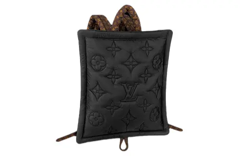 LOUIS VUITTON Lv Pillow Backpack Black