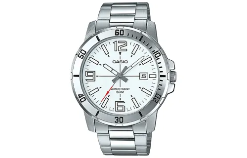CASIO Men Standard Series White Watch MTP-VD01D-7BV