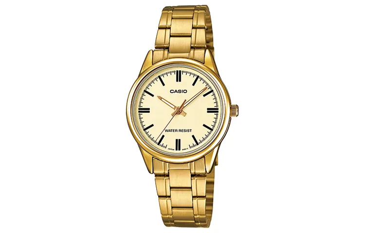 CASIO Women's Standard Series Gold Watch LTP-V005G-9A
