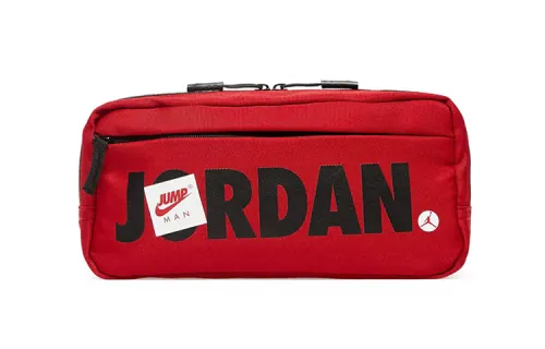 Jordan Polyester Sling Bag, Shoulder Bag, Crossbody Bag, Small Square Bag, Camera Bag, Fanny Pack Unisex Red