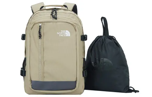 THE NORTH FACE Fabric Backpack Combo Set Unisex Khaki