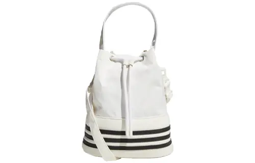 Adidas Athleisure Pu Bucket Bag Handbag Regular Unisex White