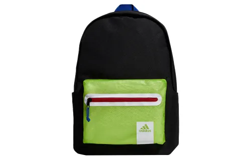 Adidas Polyester Backpack Regular Unisex Black/Neon Yellow