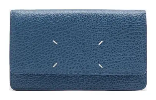 Maison Margiela Cow Leather Shoulder Bag Large Women's Slate Blue