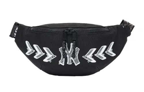 MLB Nylon Fabric Fanny Pack Regular Unisex Black