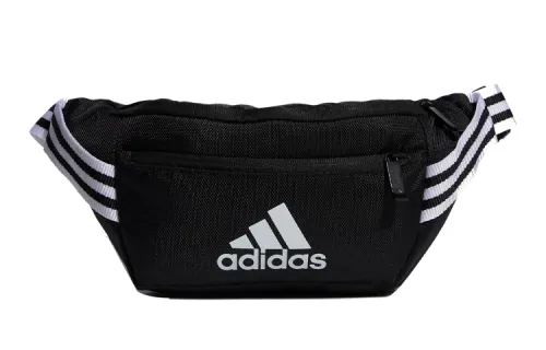 Adidas Zip Closure Polyester Shoulder Bag, Fanny Pack, Sling Bag Regular Men's Black